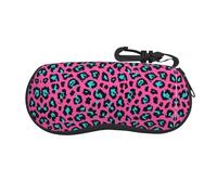 ESASAM Cute Leopard Print Unique Full-Frame Printed Glasses Case â€“ Lightweight & Flexible Chloroprene Rubber Case