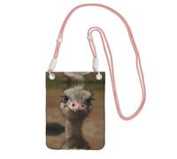ESASAM Cute Ostrich A Large Capacity Crossbody Phone Case For Worry Free Travel