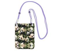 ESASAM Cute Panda A Large Capacity Crossbody Phone Case For Worry Free Travel