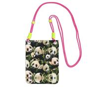 ESASAM Cute Panda A Large Capacity Crossbody Phone Case For Worry Free Travel