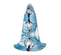 ESASAM Cute Penguins Baby Taking Pictures Teenage Hooded Cloak - Oversized Hat, Comfortable And Durable