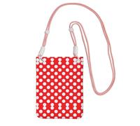 ESASAM Cute Polka Dot A Large Capacity Crossbody Phone Case For Worry Free Travel