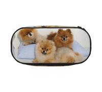 ESASAM Cute Pomeranian Fashion Pencil Case-The Necessary Storage Space for Pens, Pencils and Stationery
