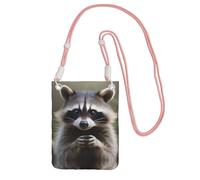 ESASAM Cute Raccoon A Large Capacity Crossbody Phone Case For Worry Free Travel