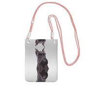 ESASAM Cute Schnauzer Dog A Large Capacity Crossbody Phone Case For Worry Free Travel