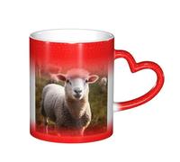 ESASAM Cute Sheep Lamb Starry Sky Color Changing Mug, Adding A Touch of Magic to Your Daily Life