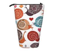 ESASAM Cute Snail A Pencil Case with A Retractable Design, Versatile and Durable