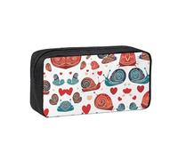 ESASAM Cute Snail Large Capacity Pencil Case, Sturdy and Durable, with A Firm and Sturdy Body