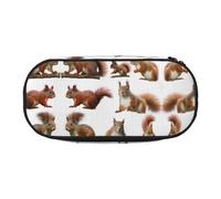 ESASAM Cute Squirrel Fashion Pencil Case-The Necessary Storage Space for Pens, Pencils and Stationery