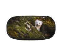 ESASAM Cute Weasel Fashion Pencil Case-The Necessary Storage Space for Pens, Pencils and Stationery
