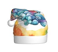 ESASAM Dancing Thanksgiving Bear Adult Plush Christmas Hat, Comfortable And Holiday Accessories For The Holiday Season