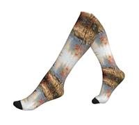 ESASAM Deer Wildlife Art Soft And Breathable Small Leg Sports Socks - The Ultimate Comfort For Athletes