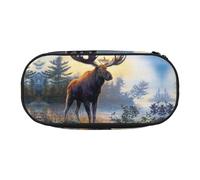 ESASAM Fall Moose Deer Fashion Pencil Case-The Necessary Storage Space for Pens, Pencils and Stationery