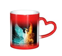 ESASAM Fire and Water Phoenix Starry Sky Color Changing Mug, Adding A Touch of Magic to Your Daily Life