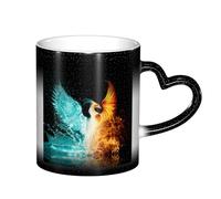 ESASAM Fire and Water Phoenix Starry Sky Color Changing Mug, Adding A Touch of Magic to Your Daily Life