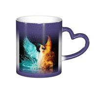 ESASAM Fire and Water Phoenix Starry Sky Color Changing Mug, Adding A Touch of Magic to Your Daily Life