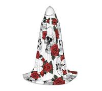 ESASAM Floral Skull Teenage Hooded Cloak - Oversized Hat, Comfortable And Durable