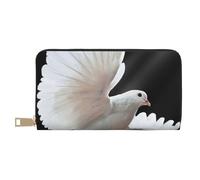 ESASAM Flying Dove Long Imitation Leather Wallet, Stylish, Practical, and Durable