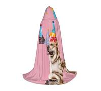 ESASAM French Bulldog Print Teenage Hooded Cloak - Oversized Hat, Comfortable And Durable
