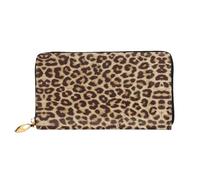 ESASAM Fun Leopard Print Print Stylish Leather Wallet - Double-Sided Print, Durable Material, Multifunctional Design