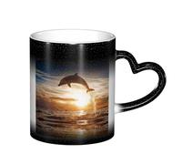 ESASAM Funny Animal Dolphin Starry Sky Color Changing Mug, Adding A Touch of Magic to Your Daily Life