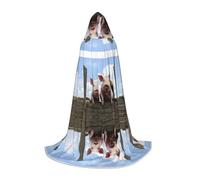 ESASAM Funny Cute Pigs Printed Teenage Hooded Cloak - Oversized Hat, Comfortable And Durable