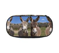 ESASAM Funny Donkeys Fashion Pencil Case-The Necessary Storage Space for Pens, Pencils and Stationery