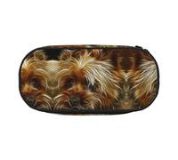 ESASAM Funny Yorkie Fashion Pencil Case-The Necessary Storage Space for Pens, Pencils and Stationery