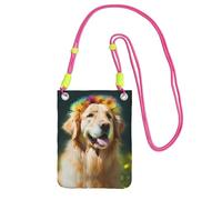 ESASAM Golden Retriever Dog A Large Capacity Crossbody Phone Case For Worry Free Travel