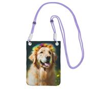 ESASAM Golden Retriever Dog A Large Capacity Crossbody Phone Case For Worry Free Travel