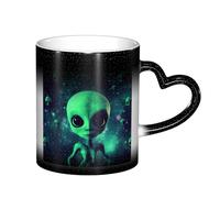 ESASAM Green Alien Starry Sky Color Changing Mug, Adding A Touch of Magic to Your Daily Life
