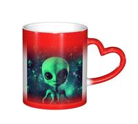 ESASAM Green Alien Starry Sky Color Changing Mug, Adding A Touch of Magic to Your Daily Life