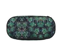 ESASAM Green Succulent Fashion Pencil Case-The Necessary Storage Space for Pens, Pencils and Stationery