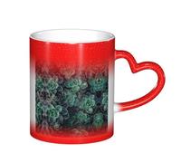 ESASAM Green Succulent Starry Sky Color Changing Mug, Adding A Touch of Magic to Your Daily Life