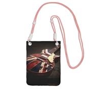 ESASAM Guitar British Flag A Large Capacity Crossbody Phone Case For Worry Free Travel