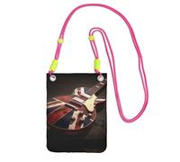 ESASAM Guitar British Flag A Large Capacity Crossbody Phone Case For Worry Free Travel