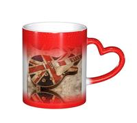 ESASAM Guitar British Flag Starry Sky Color Changing Mug, Adding A Touch of Magic to Your Daily Life