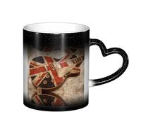 ESASAM Guitar British Flag Starry Sky Color Changing Mug, Adding A Touch of Magic to Your Daily Life