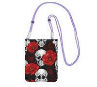 ESASAM Halloween Skull A Large Capacity Crossbody Phone Case For Worry Free Travel