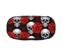 ESASAM Halloween Skull Fashion Pencil Case-The Necessary Storage Space for Pens, Pencils and Stationery