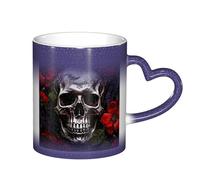 ESASAM Halloween Skull Starry Sky Color Changing Mug, Adding A Touch of Magic to Your Daily Life