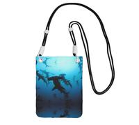 ESASAM Hammerhead Sharks A Large Capacity Crossbody Phone Case For Worry Free Travel