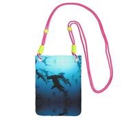 ESASAM Hammerhead Sharks A Large Capacity Crossbody Phone Case For Worry Free Travel