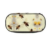 ESASAM Honey Bee Fashion Pencil Case-The Necessary Storage Space for Pens, Pencils and Stationery