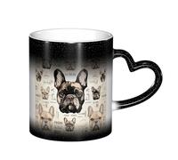 ESASAM I Love French Bulldog Starry Sky Color Changing Mug, Adding A Touch of Magic to Your Daily Life