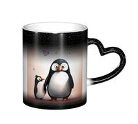 ESASAM I Love Penguins Starry Sky Color Changing Mug, Adding A Touch of Magic to Your Daily Life