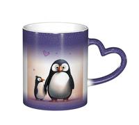 ESASAM I Love Penguins Starry Sky Color Changing Mug, Adding A Touch of Magic to Your Daily Life