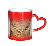 ESASAM Industrial Brick Wall Background Starry Sky Color Changing Mug, Adding A Touch of Magic to Your Daily Life