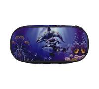 ESASAM Killer Whale Fashion Pencil Case-The Necessary Storage Space for Pens, Pencils and Stationery