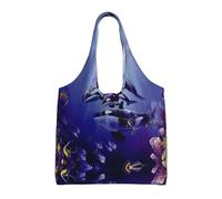 ESASAM Killer Whale Stylish Canvas One-Shoulder Commuter Bag-Suitable For Daily Use And Urban Exploration